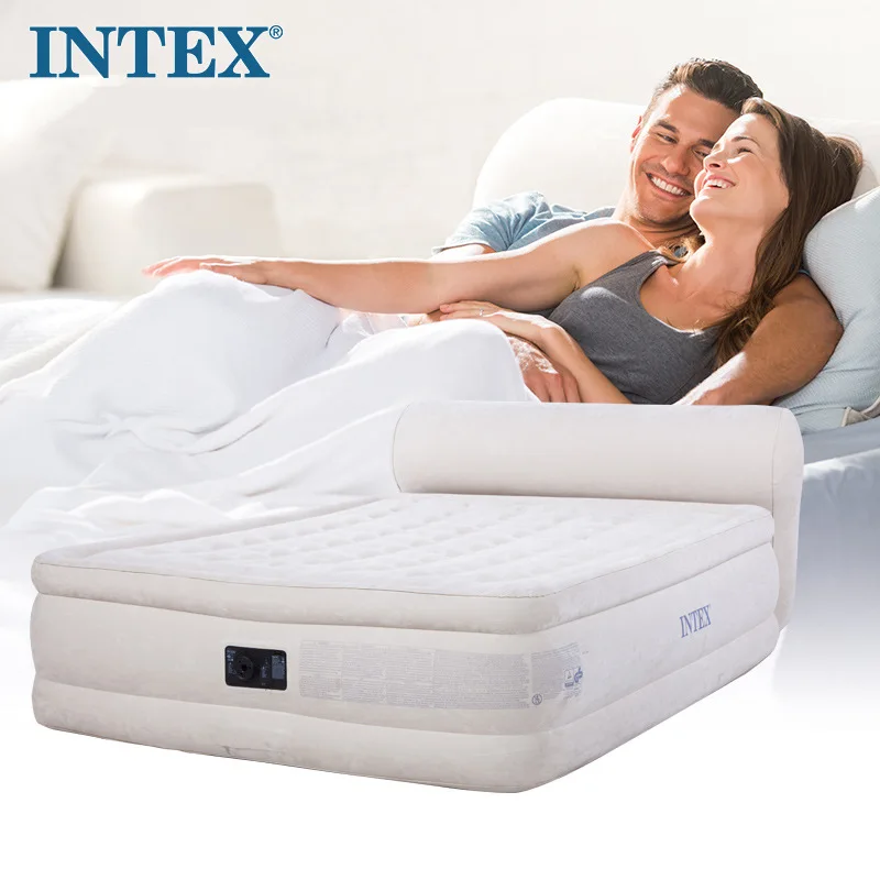 INTEX с задним двухслойным воздушным матрасом линия pull air кровать толстый