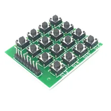 1 шт. 4*4 Матрица 16 клавиатура массив клавиатуры макетная плата модуль 16 Кнопка Mcu 8pin 4x4 микропереключатель