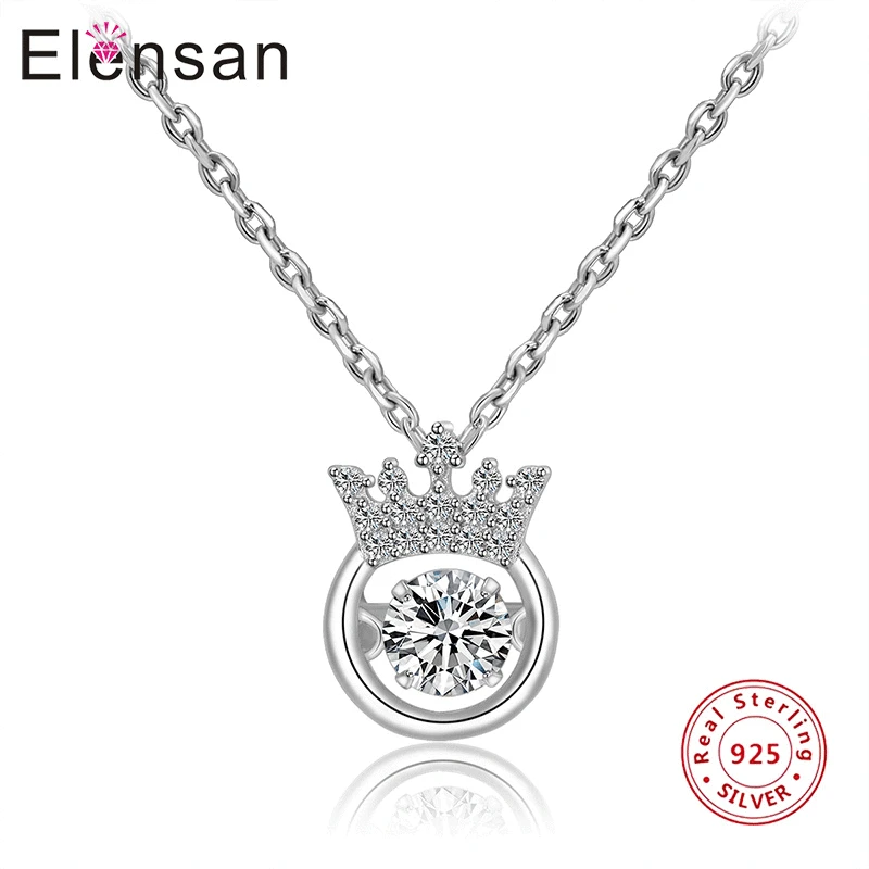 Elensan 2018 Новый Лидер продаж блеск AAA камень CZ Настоящее стерлингового серебра 925