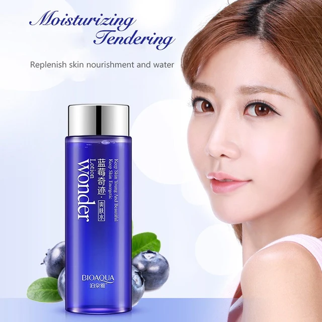 Best Offers Bioaqua Blueberry miracle glow wonder Face Toner Makeup water Smooth Facial Toner Lotion oil control pore moisturizing skin care