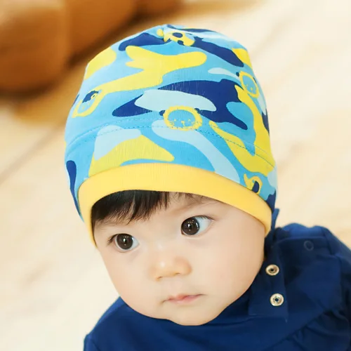 

2014 Fashion cotton Children's hats baby hats newborn baby hat spring and winter camouflage cap hedging bonnet
