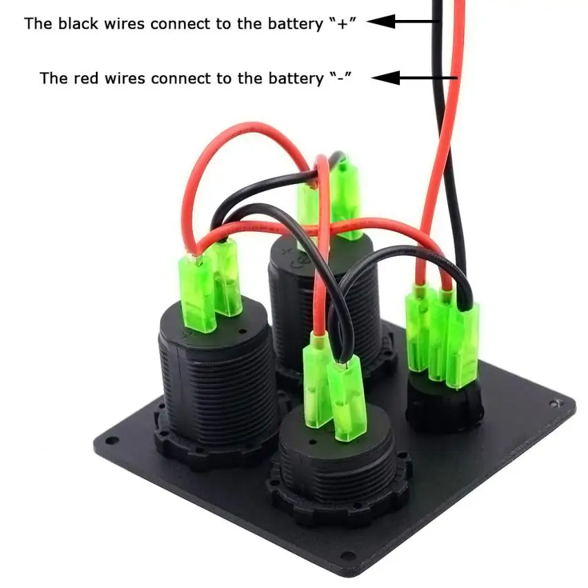 Авто лодка морской алюминиевый выключатель доска USB вольтметр коммутационная панель дропшиппинг jun28