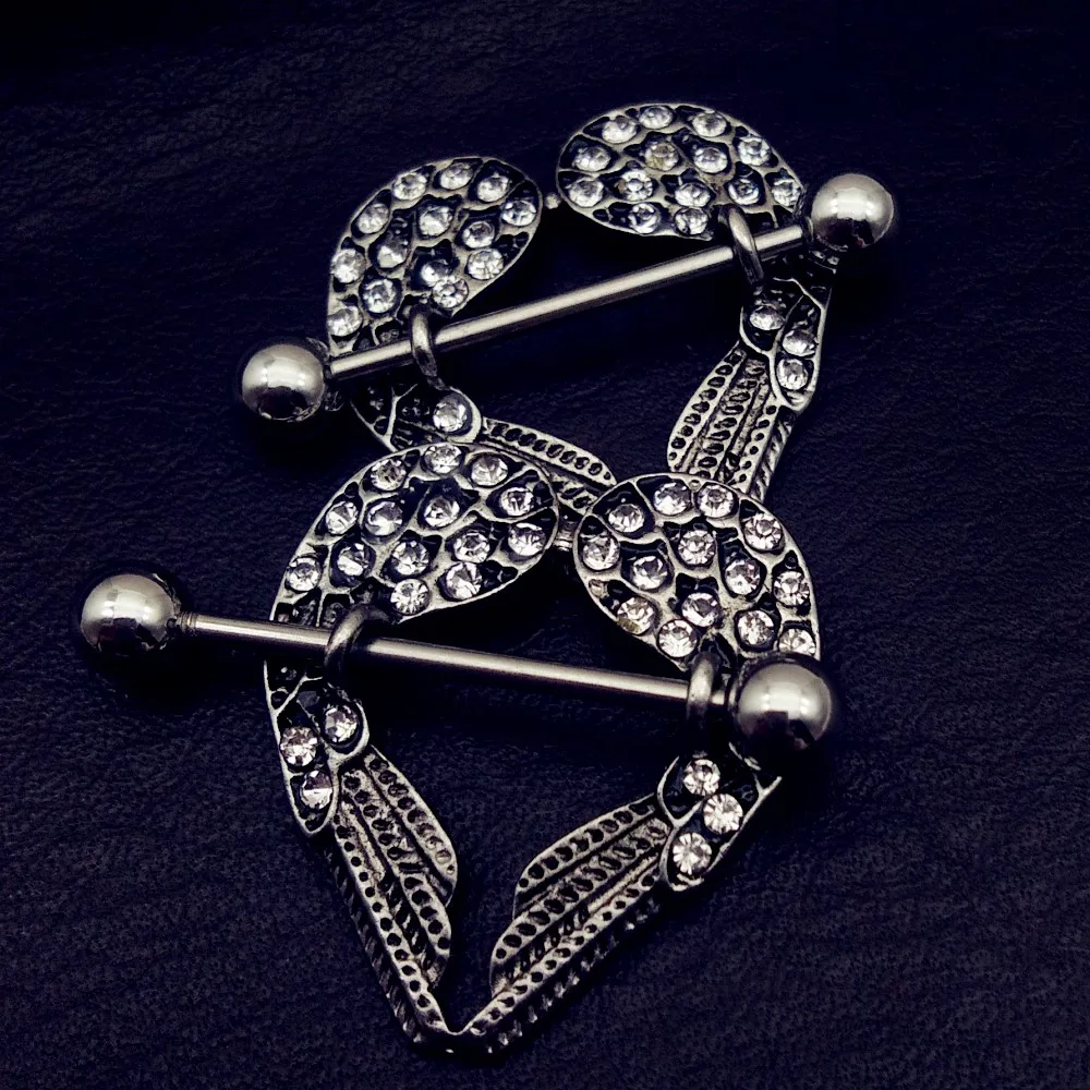 Ниппельные кольца ювелирные изделия из нержавеющей стали 2 шт.|nipple rings jewelry|body piercing