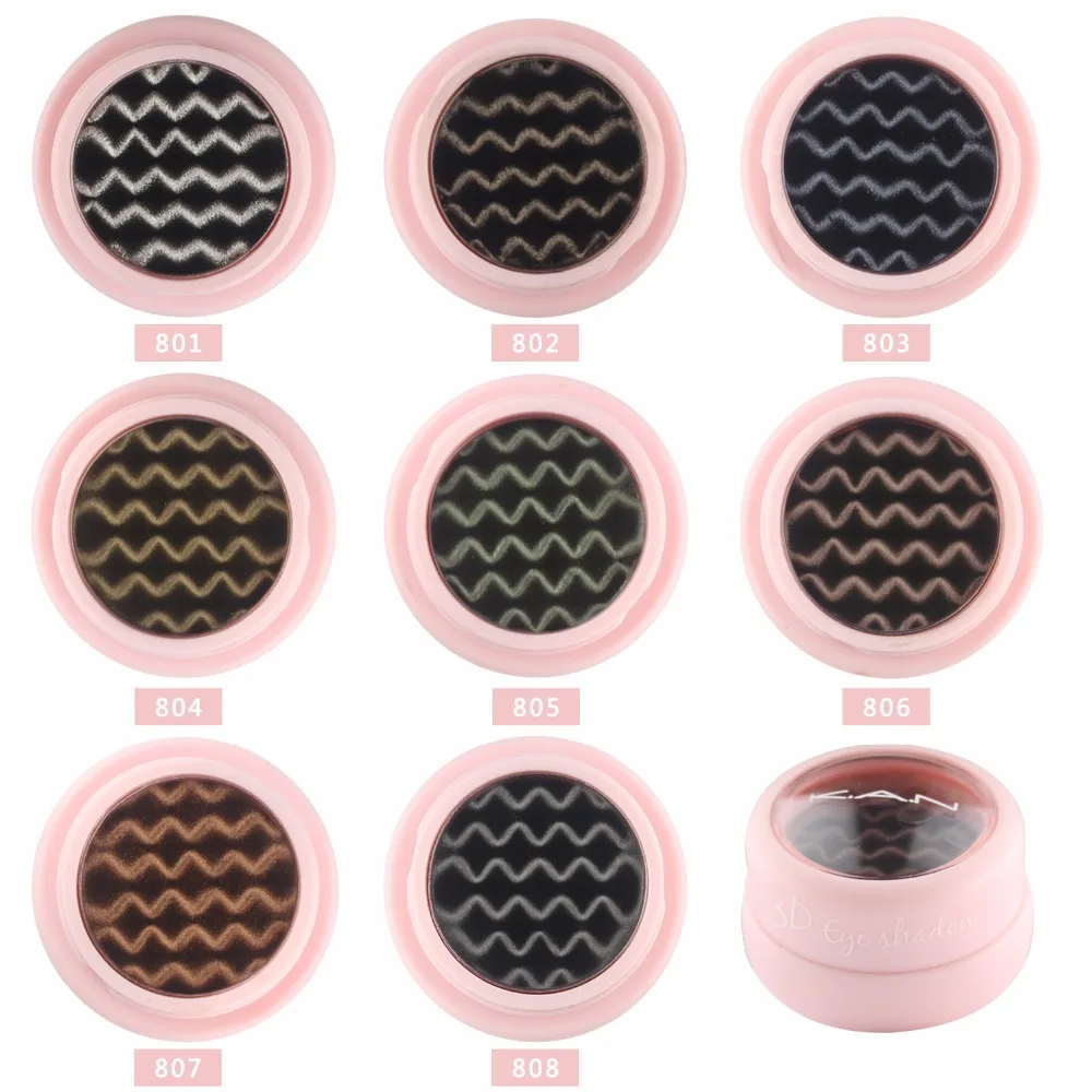 

Free shipping K.A.N Band Single Eyeshadow Diamond Rainbow Make Up Cosmetic Pressed Glitters Eye shadow Magnet Palette by Factory