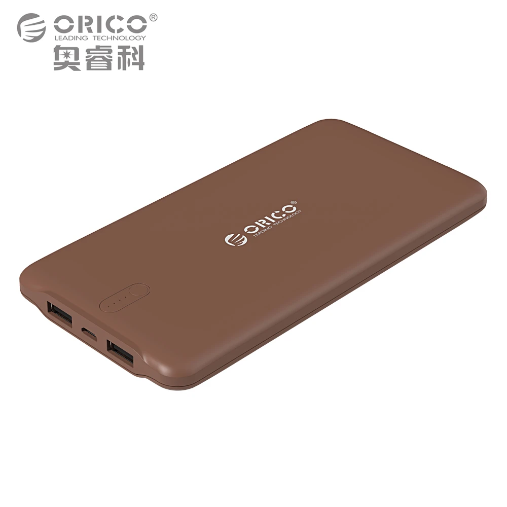 ORICO 10000mAh External Battery Charger Smart Identification 2 4A Dual USB Port Power Bank Universal