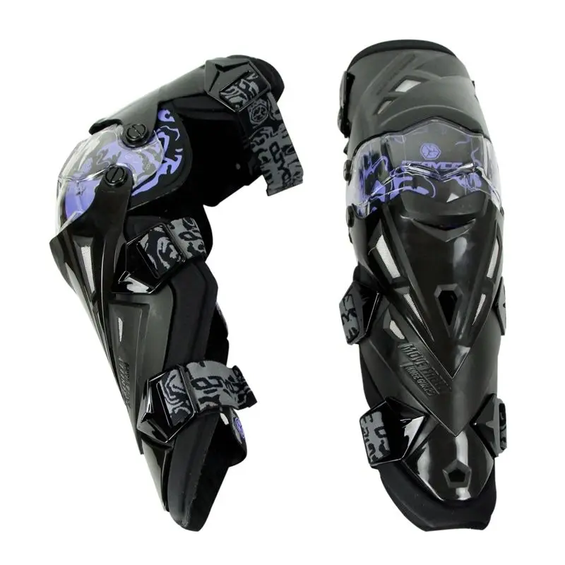 Наколенники для езды на мотоцикле мотогонок защитные наколенники защита для мотоцикла - Цвет: Синий