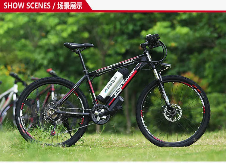 Excellent Original X-Front brand 48V 500W 20A Lithium Battery Mountain Electric Bike 27 Speed Electric Bicycle downhill Cycling ebike 7