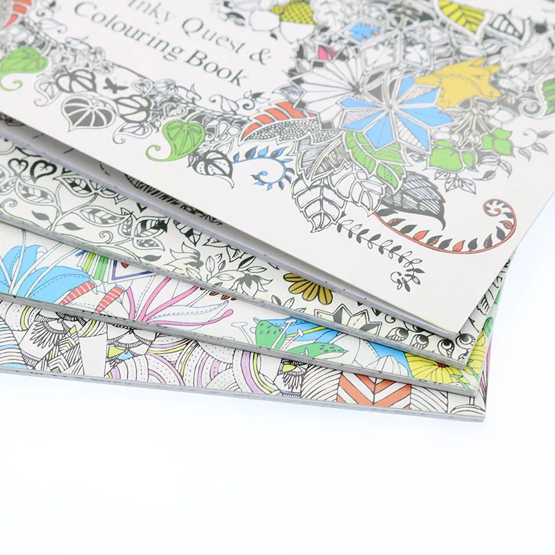 4pcs 24 Pages Mixed Style Relieve Stress for Kids Adult Fantasy Dream Painting Drawing Secret Garden Kill Time Coloring Book 4pcs 24 Pages Mixed Style Relieve Stress for Kids Adult Fantasy Dream Painting Drawing Secret Garden Kill Time Coloring Book