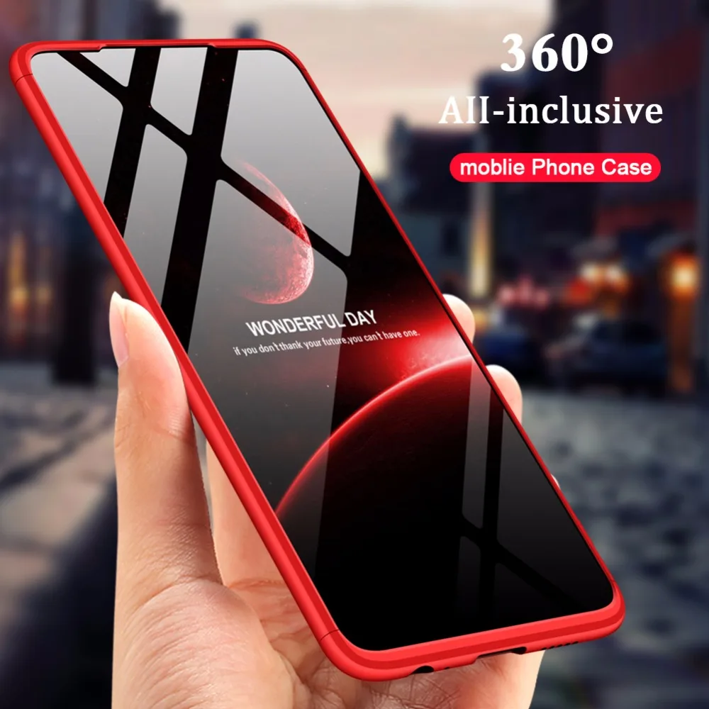 Case For Huawei P30 P20 Pro Lite 3 in 1 Cover P Smart Y7 Prime Y9 2019 Honor View 20 V20 8C Shell Capa |
