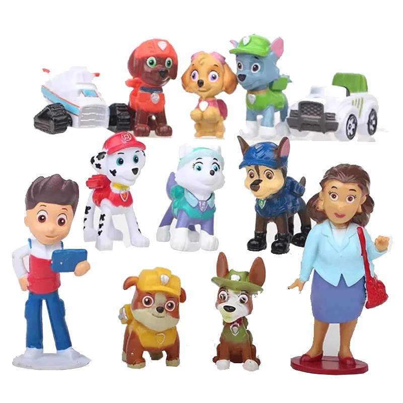 

Paw Patrol 12/pcs Action Toy Figures Toy Patroling Canine Toys for Children gift