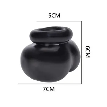 Cock ring penis ring 1PC Soft Scrotum Sleeve ball stretcher Male Penis Cock Ring Time Delay Toys For Man Sex Toys dropshipping 6