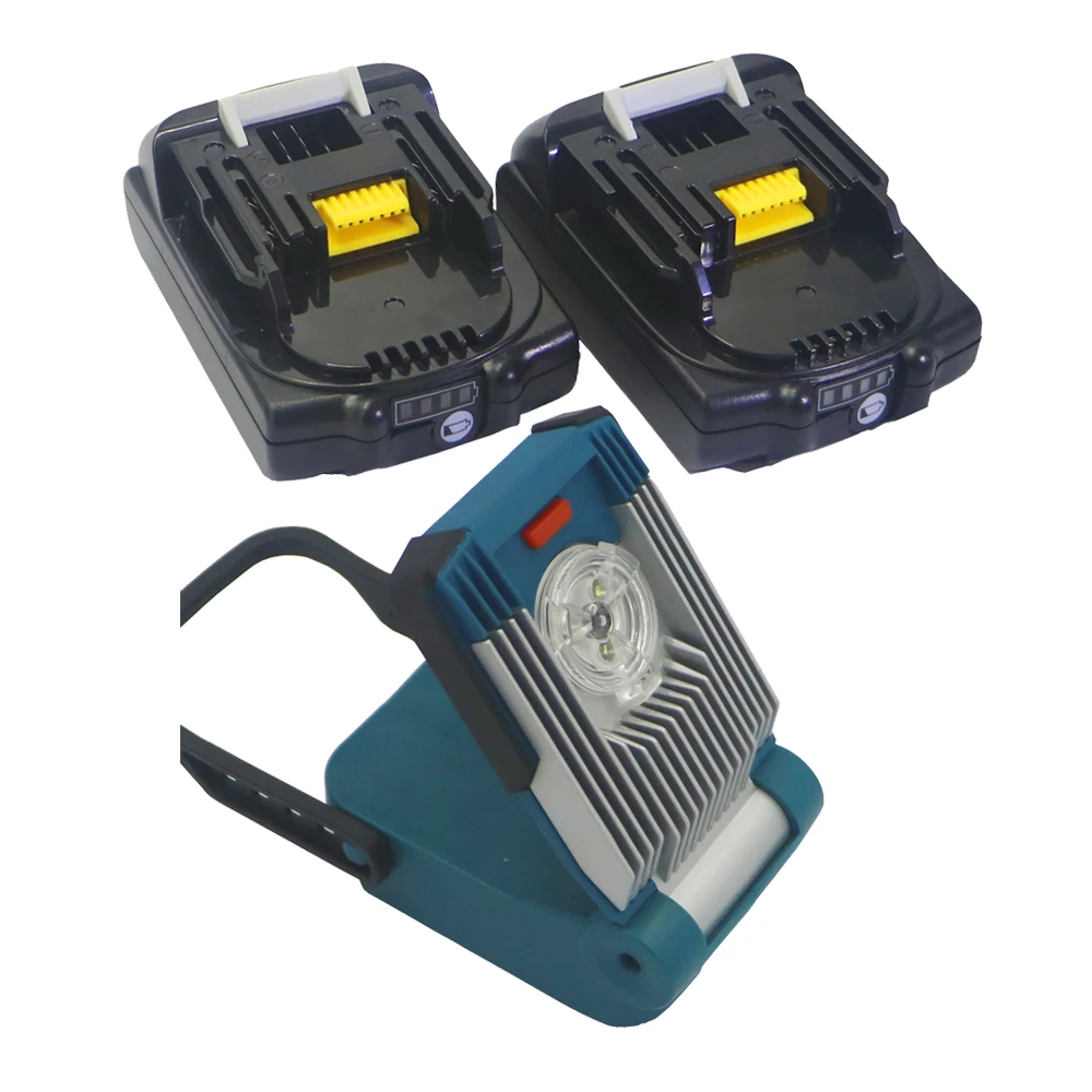 

2pcs 18V 2000mAH 2.0AH BL1815 BL1820 li-ion battery work light+ for makita BL1820B-2 BL1830 with LED Gauge Universal battery