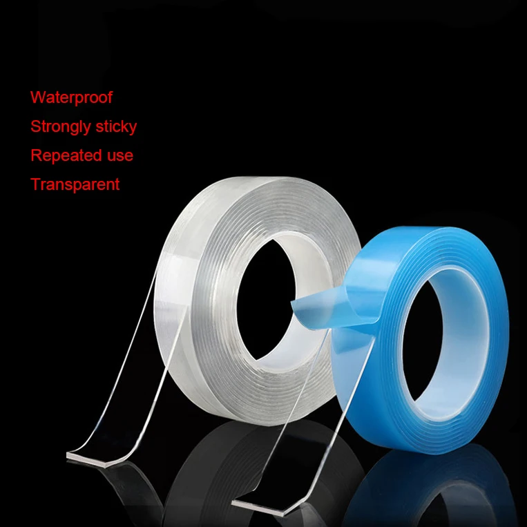 Multiple Sizes Transparent Double Sided Tape Household Wall Hangings Adhesive Glue Tapes Car Sticker Auto Adhesive Tape Tape Aliexpress