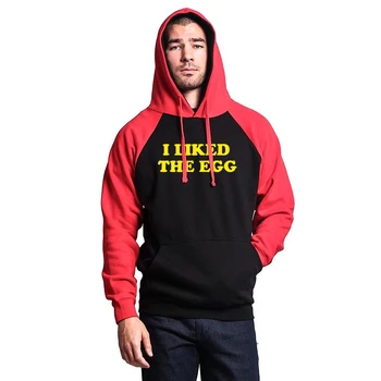 

I Liked The Egg Funny Raglan Hoodies Men 2019 Spring Autumn Fleece Sweatshirts Casual Hooded Social Brand Men's Clothing CM01