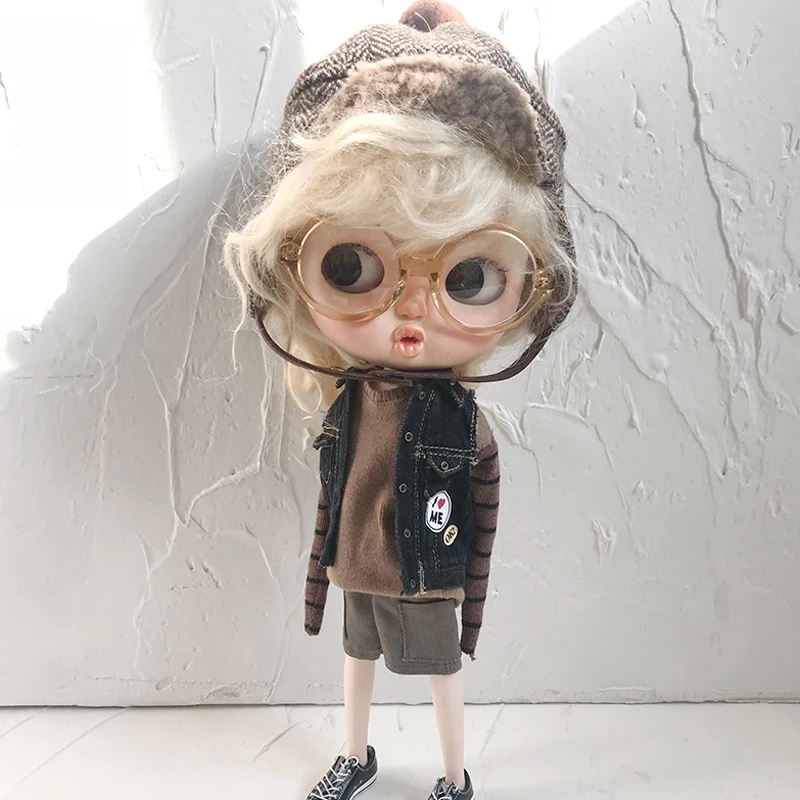 Модный ковбойский жилет из джинсовой ткани 1 шт. для Blyth Pullip Holala Azone Licca аксессуары