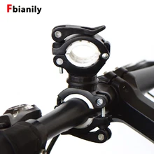 Вращающийся на 360 градусов велосипедный светильник Кронштейн Держатель для велосипедной лампы светодиодный фонарь головной светильник подставка для насоса быстросъемное крепление