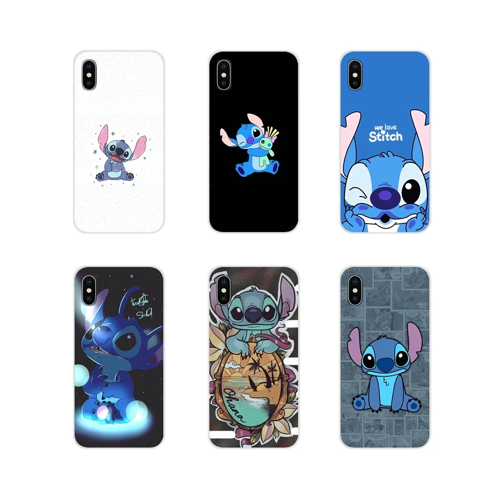 

For Xiaomi Redmi Note 6A MI8 Pro S2 A2 Lite Se MIx 1 Max 2 3 For Oneplus 3 6T Cute Cartoon Stich Accessories Phone Shell Covers