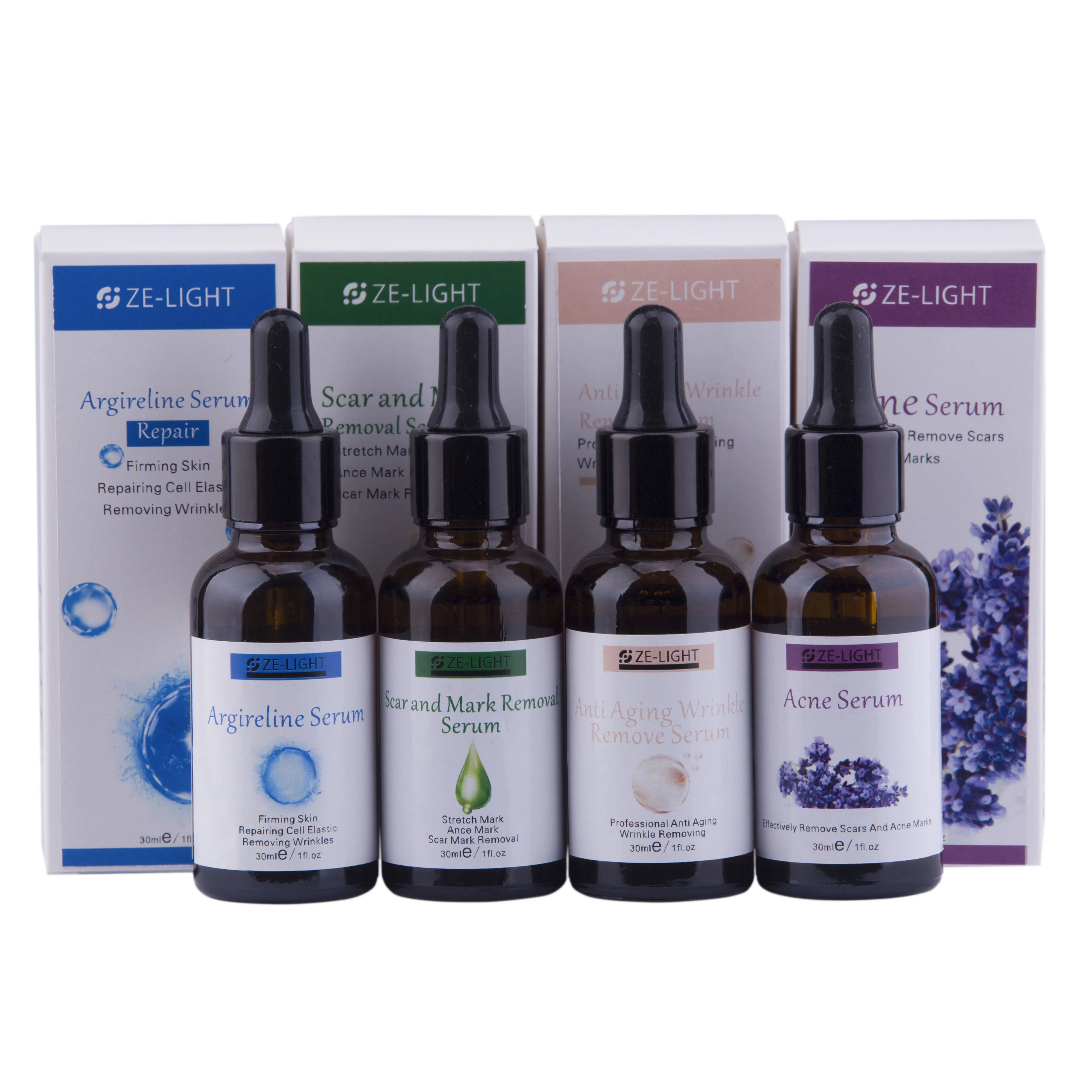 

Vitamin C Hyaluronic Acid Serum Whitening Spots Scar Anti Acne Aging Skin Repair EGF Glutathione Snail Serum for Pore Dry Skin