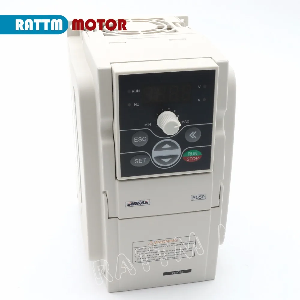 SUNFAR RS485 Interface 2.2KW Inverter VFD 220V E550-2S0022B Frequency Inverter 1000HZ Variable-frequency drive Support MODBUS SUNFAR RS485 Interface 2.2KW Inverter VFD 220V E550-2S0022B Frequency Inverter 1000HZ Variable-frequency drive Support MODBUS