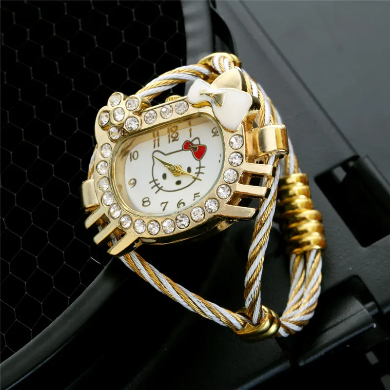 

Watches For Women Rhinestone Whirlwind Metal Weave Clock Lady Girls Dress Bracelet Bangle Wristwatch Hot Montre Femme