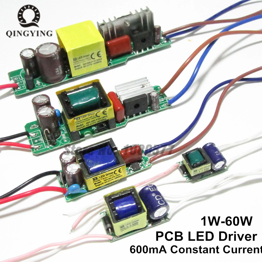 AC85 277V светодиодный драйвер 1 2x3w 2 4x3w 6 10x3w 10 18x3w 18 30x3w 600mA 650mA трансформаторы