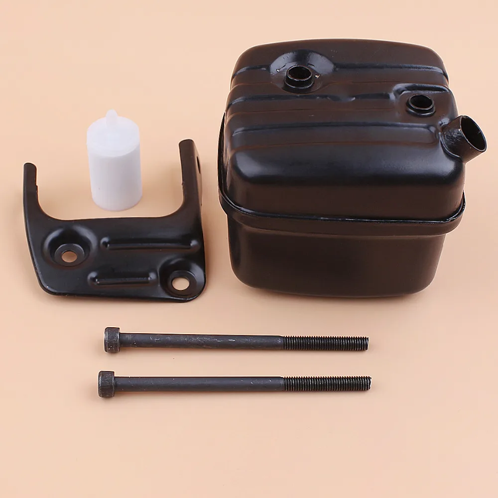 Exhaust Muffler Bracket Bolts Fuel Filter Kit for Husqvarna 350 351 353