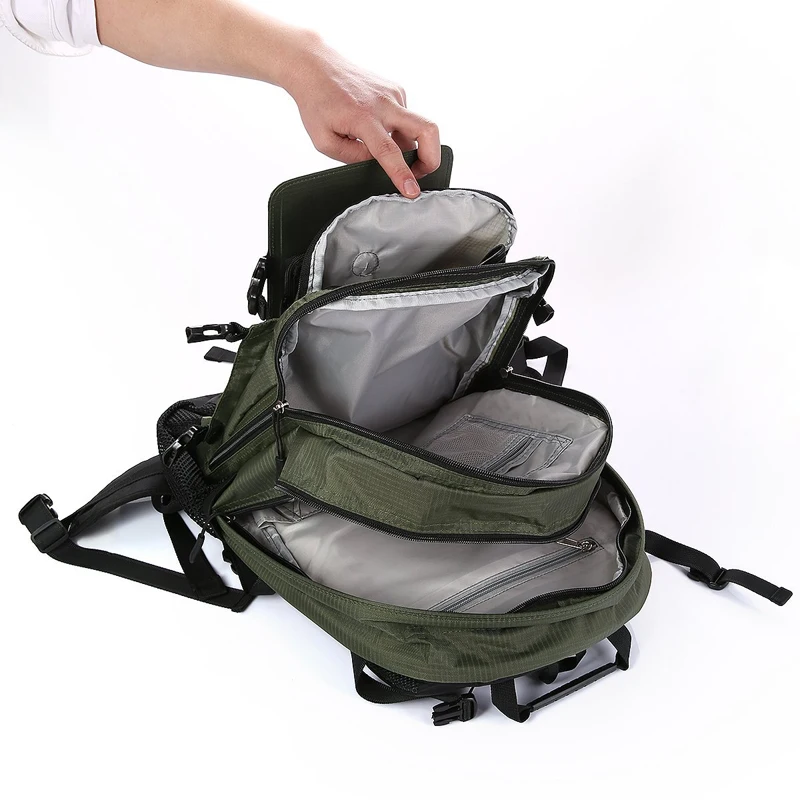 35L Solar Backpack Men Women Polyester 