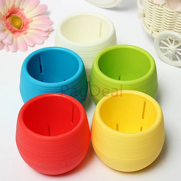 Colourful Round Pot05