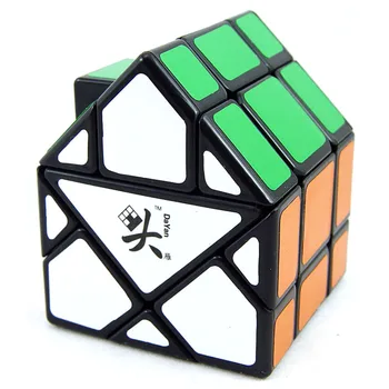 

Da Yan Burmuda Triangular Green House Magic Cubes Puzzle Speed Cube Educational Toys Gifts for Kids Children