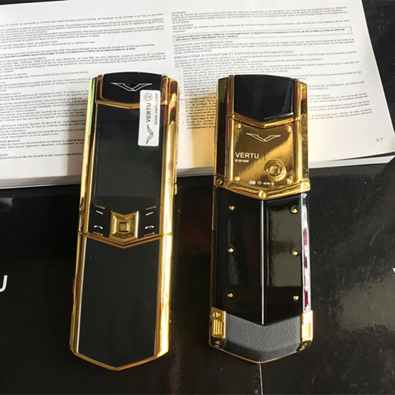 

K9+ Slider Luxury Button Small Screen Personality Fashion Metal Business Mobile Phone Dual Sim Signature Version
