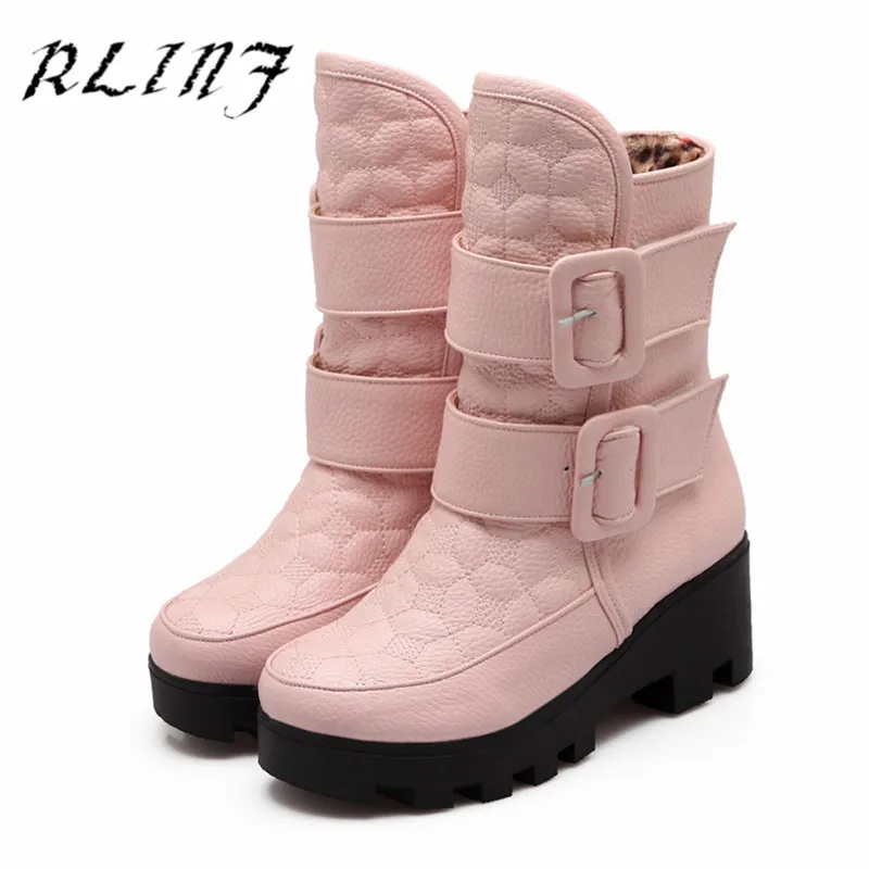 Pression Motif Bottes Mode argent Cheveux Rlinf Et Augmenté Milieu Américain blanc Noir Chaud Épais Avec Européen rose De Bas Femelle trBQCsohdx