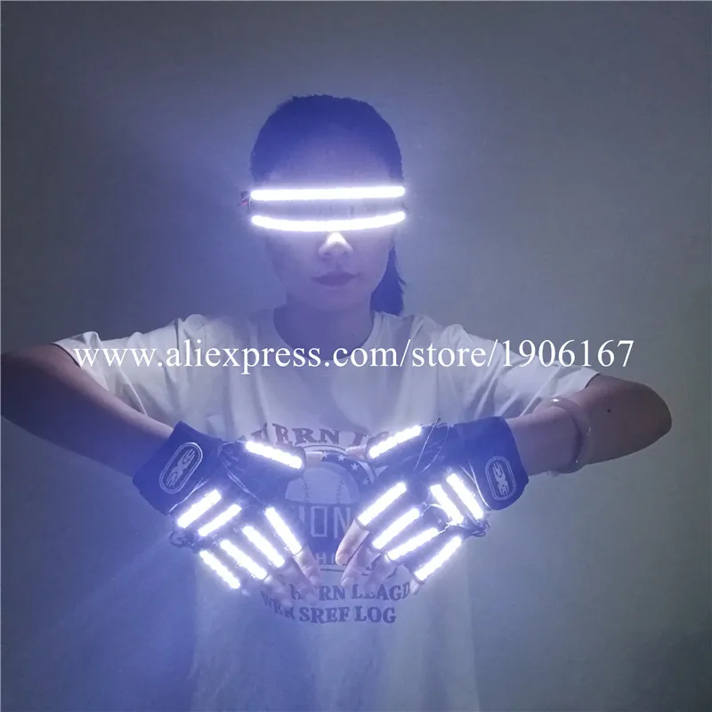 Led glasses and gloves06