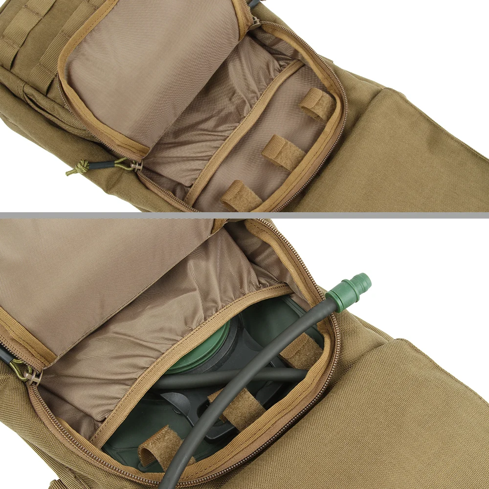 Отличный Элитный военный рюкзак-бизань MOLLE Hydration, охотничий двойной способ использования, EDC сумка, тактический Водонепроницаемый походный рюкзак