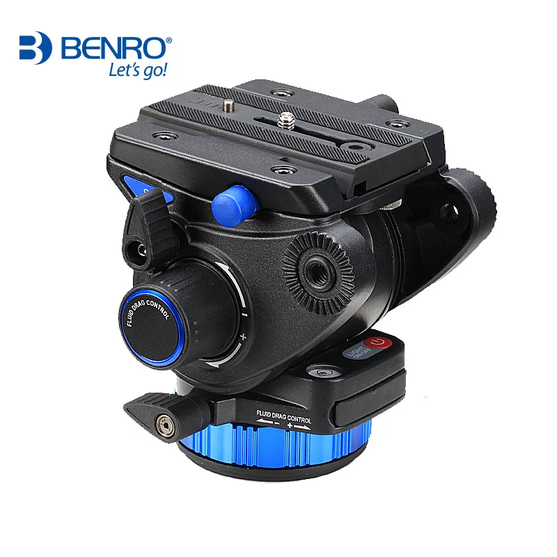 BENRO S7 видео головка серии S Профессиональная видео головка QR6 быстросъемная пластина для HDV фотографа Максимальная нагрузка 7 кг DHL