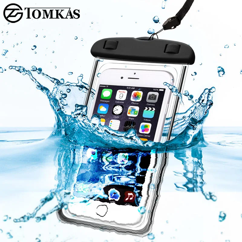 

Universal Waterproof Case For iPhone 5S 6 6S 7 Plus Samsung Xiaomi Redmi 3s Note 3 4 Pro MI5 Cover WaterProof Pouch Max 6" Phone