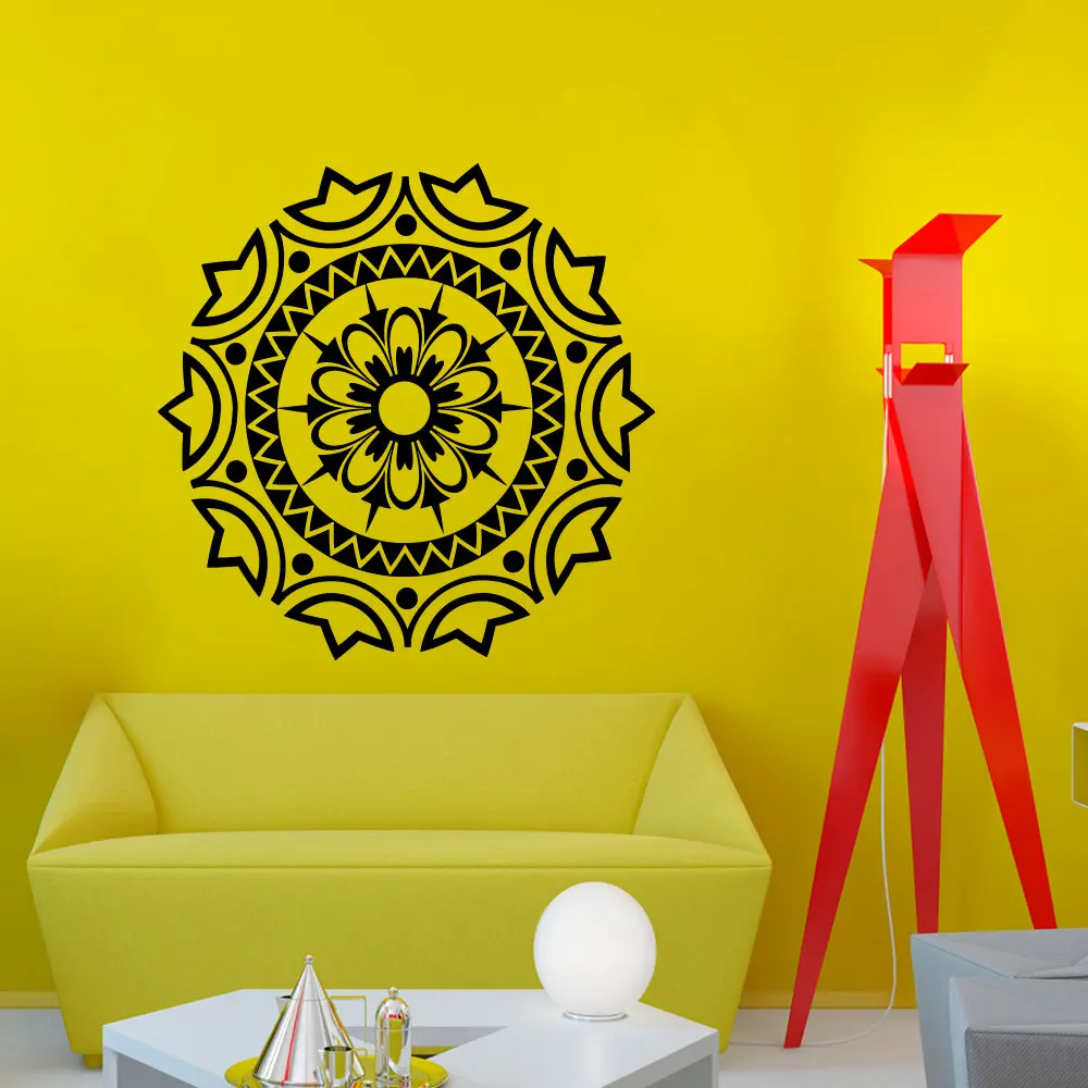 

Different Design Mandala Flower Special Wall Decal Home Religious Series Art Decor Vinyl Wall Sticker Large Mandala Flower W-446
