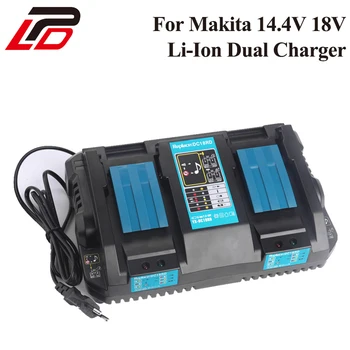 

For Makita Dual Replacement Charger Li-ion Fast Optimized 4A Output Charger For BL1830,BL1430,DC18RC,DC18RA,DC18RCT