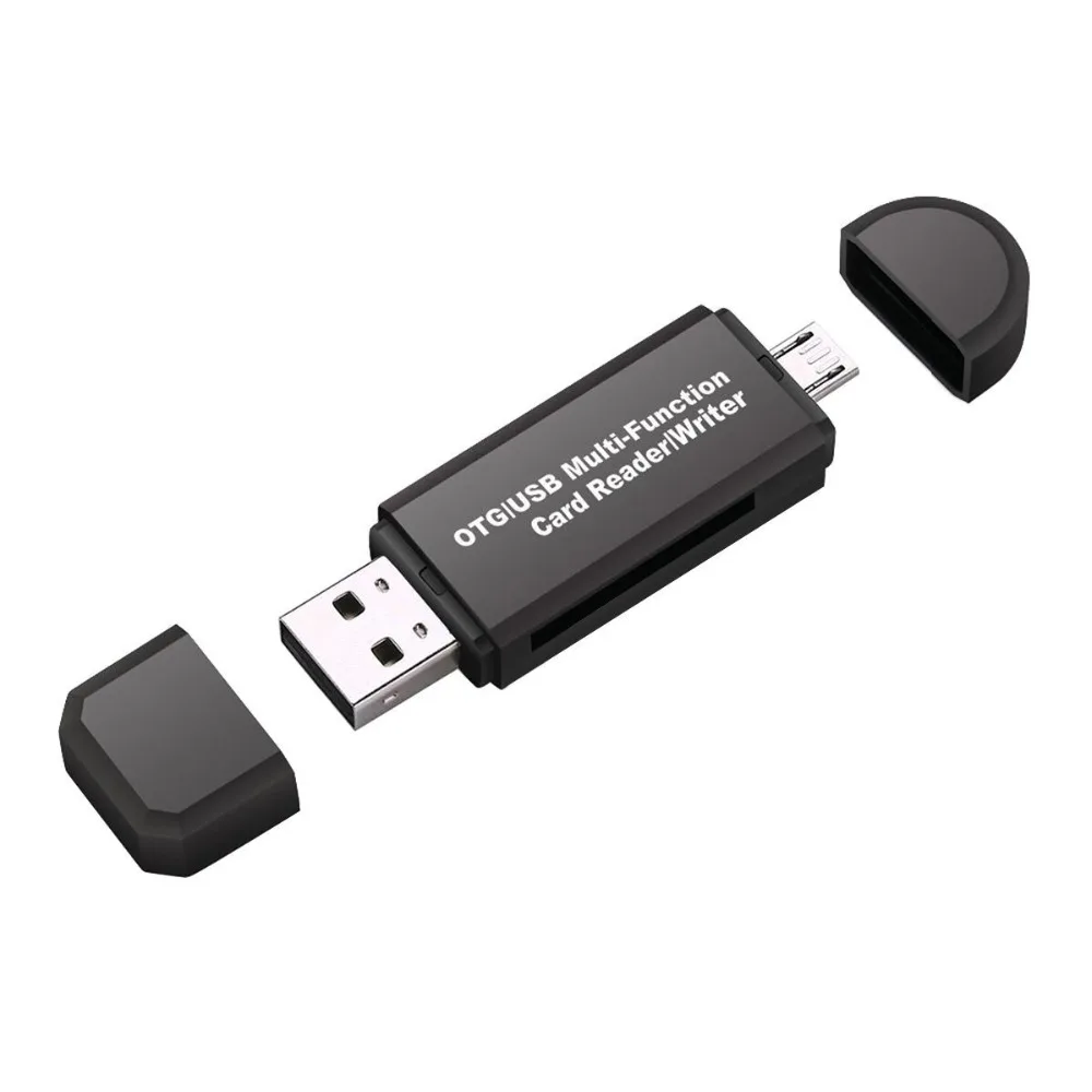 Новый micro USB & Type C и 2 в 1 OTG высокоскоростной USB2.0 кардридер Универсальный TF / SD для