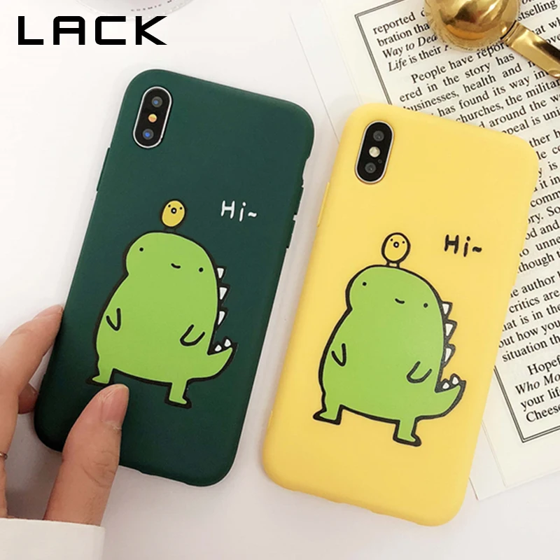 LACK Lovely Dinosaur Phone Case For iphone X Case For