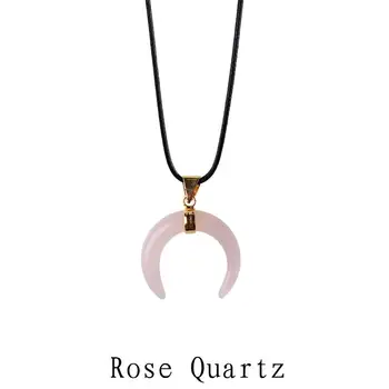 2017 Natural stone rhinoceros horn powder crystal ivory pendant healing system mood fashion style men and women jewelry