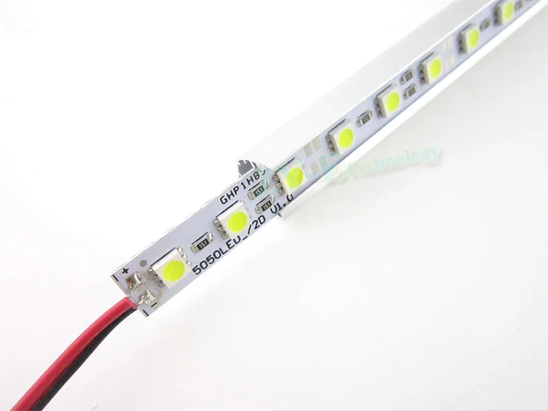 100 шт. светодиод SMD 5050 счетчик печатных плат жесткая полоса светодиодная для