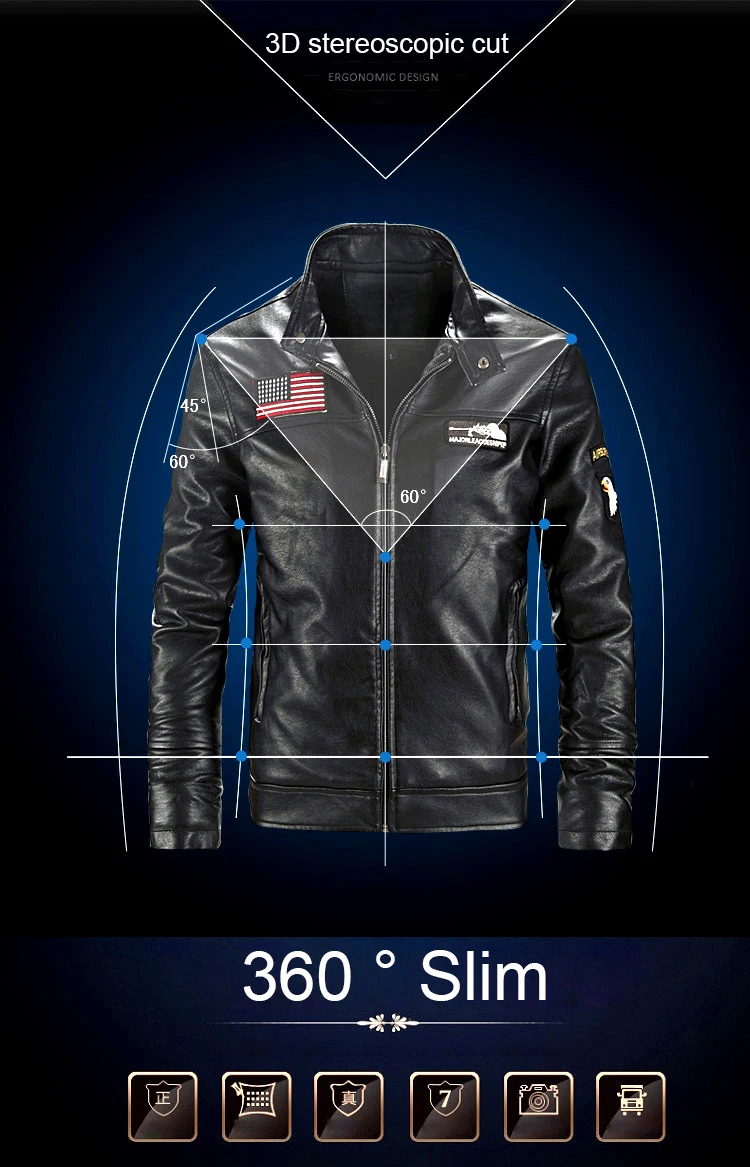 77City Killer Bomber куртка из искусственной кожи для мужчин ветровка для мужчин стоячий воротник военные пилот кожаные куртки пальто плюс размер 4XL