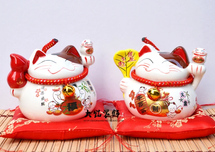Украшения искусство ремесла девушка подарки выйти замуж 5 дюймов Lucky Cat украшения