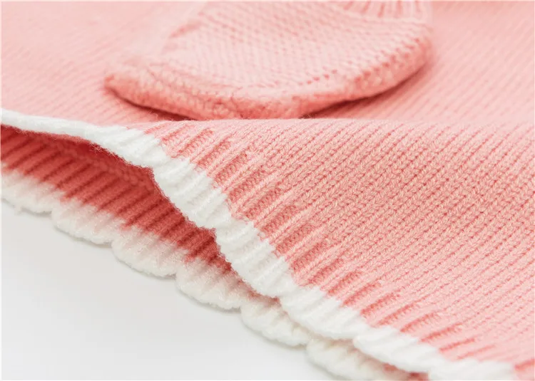 Модный детский свитер; сезон осень-зима; теплые вязаные свитера для девочек; Верхняя одежда для малышей