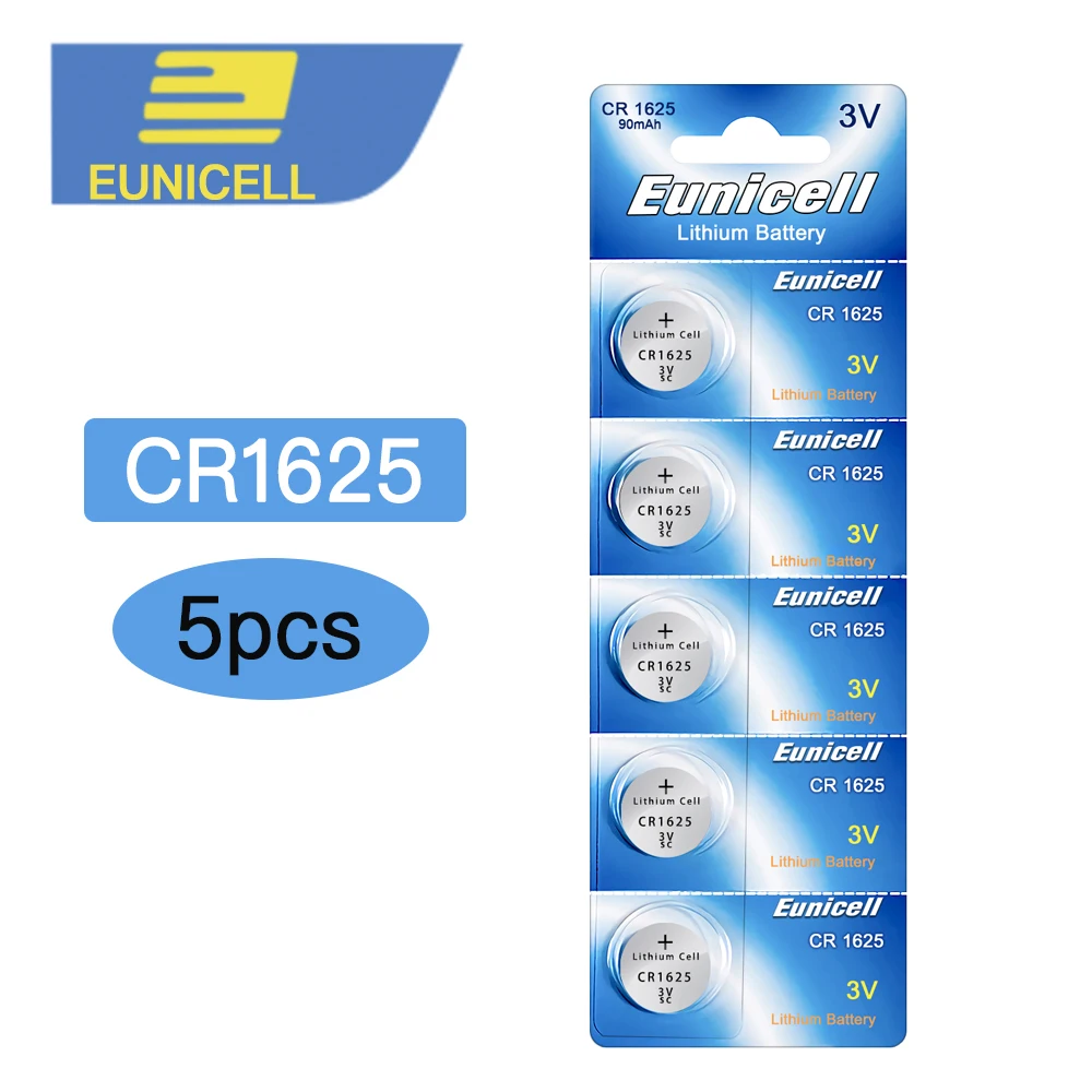 

5pcs CR1625 BR1625 LM1625 KCR1625 CR 1625 3V Lithium button Cell Coin Battery batteries for Watch Electronic Toy Car Remote