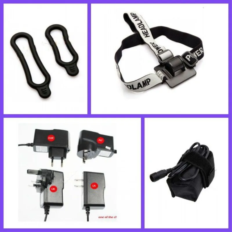 Best WasaFire XM-L U2 2000lm bicycle light LED bike lights Cycling Frontlight Headlamp +6400mAh battery Headlight Flashlight Lamps 4