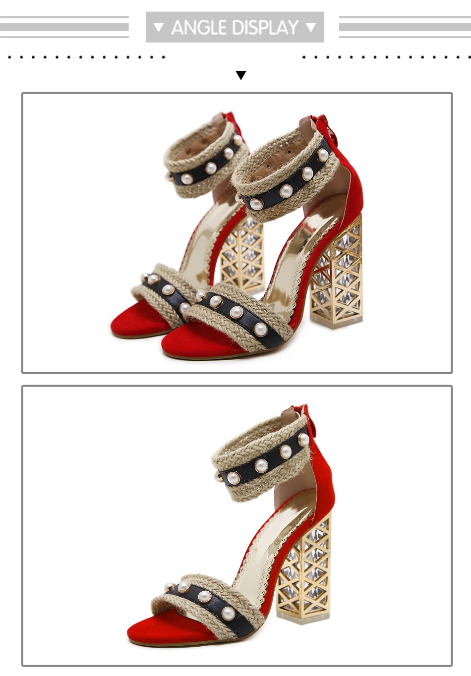 spring summer high heels sandals