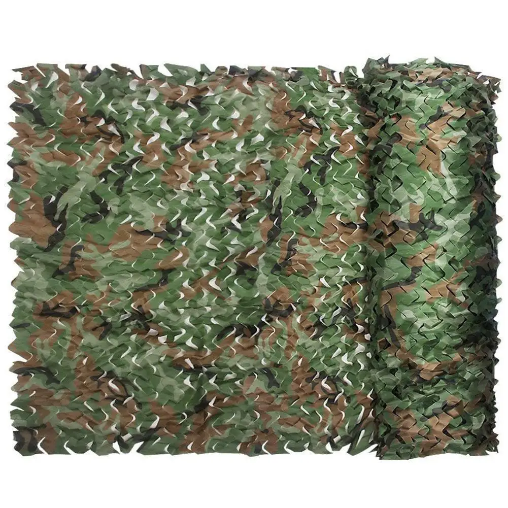 

Camping Camo Net 1x1.5m Woodland Jungle Camouflage Net Hunting Shooting Fishing Shelter Hide Netting