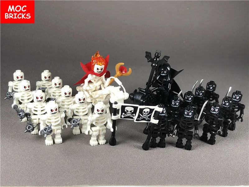 

Single Sale MOC Bricks DIY Dark messenger & Magicians group Building blocks bricks figure Mini Dolls Toys for children gifts