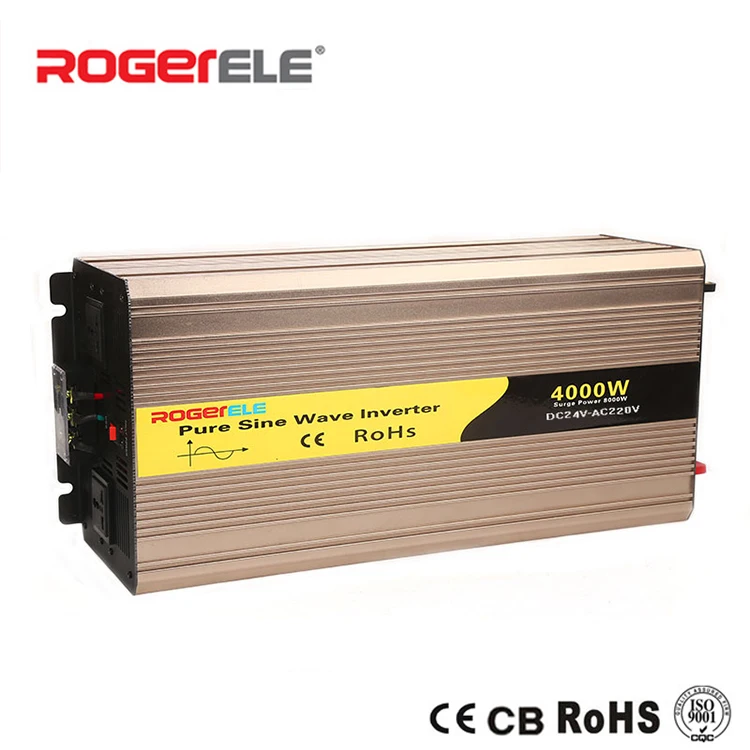 4000 Вт 12VDC/24VDC до 110VAC/220VAC солнечный инвертор немодулированного синусоидального